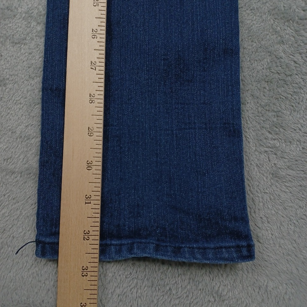 Paige Jeans Womens 24 Blue Denim Hidden Hills Straight Stretch‎ Modern Pockets - Picture 7 of 8